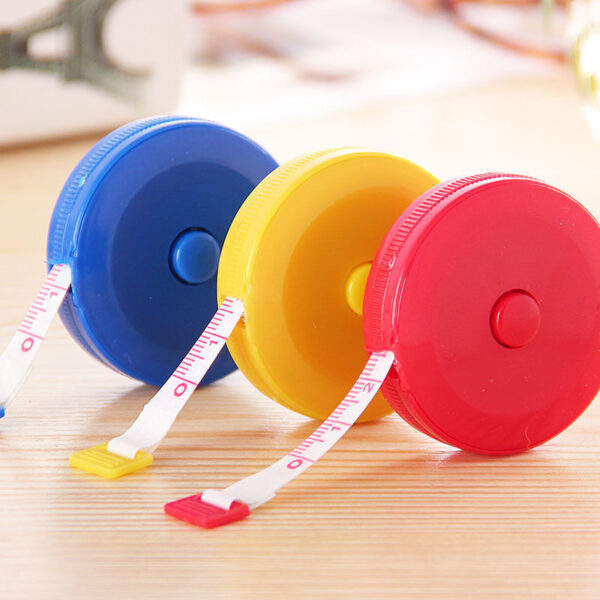 1x-Random-Color-Retractable-Tape-Measure-Sewing-Dieting-Tapeline-Ruler-Tiny-Tool-Measure-Ruler-Sewing-Supplies