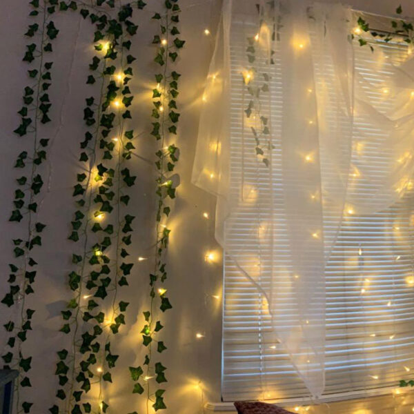 2-3m-Silk-Leaves-Fake-Creeper-Green-Leaf-Ivy-Vine-2m-LED-String-Lights-For-Home-3