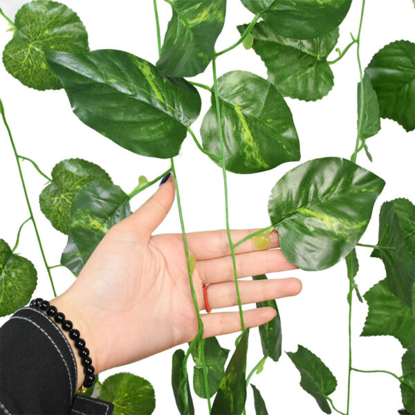 2-3m-Silk-Leaves-Fake-Creeper-Green-Leaf-Ivy-Vine-2m-LED-String-Lights-For-Home-4