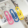 2-Pcs-set-Cute-Colorful-Small-Large-Metal-Paper-Clip-Bookmark-Kawaii-Stationery-Paperclips-Planner-Clips-2