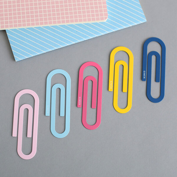 2-Pcs-set-Cute-Colorful-Small-Large-Metal-Paper-Clip-Bookmark-Kawaii-Stationery-Paperclips-Planner-Clips-4