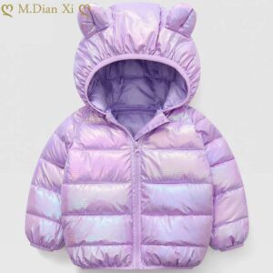 2022-Autumn-Winter-Hooded-Children-s-Down-Jackets-for-Baby-Boys-Girls-Solid-Thick-Fleece-Warm