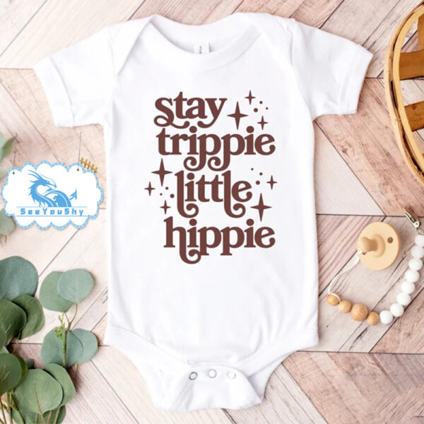 2022-New-Baby-Bodysuit-Stay-Trippy-Little-Hippie-Toddler-Print-Funny-Boho-Hippie-Newborn-Short-Sleeve-1