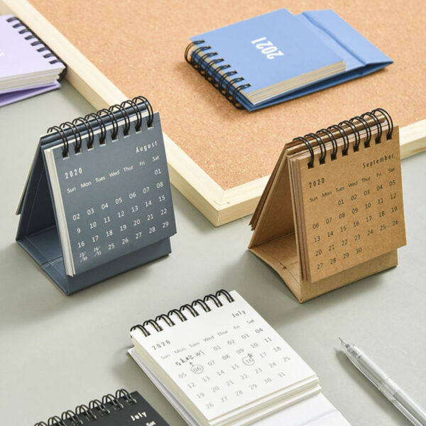 2022-Simple-Desk-Coil-Calendar-with-Stickers-Mini-Dual-Daily-Schedule-Table-Planner-Yearly-Organizer-Office-2