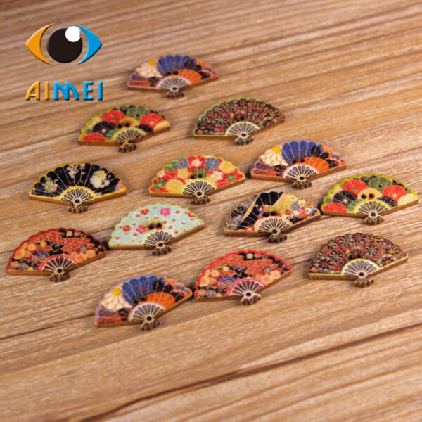 50pcs-lot-Fan-Painting-Wooden-Buttons-With-Fan-Shape-For-Clothing-Decorative-Buttons-For-Handwork-Gift-2