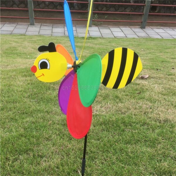 Colorful-3D-Insect-Large-Animal-Bee-Ladybug-Windmill-Wind-Spinner-Whirligig-Yard-Garden-Outdoor-Classic-Toys