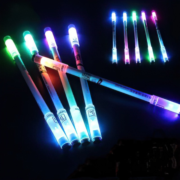 Cool-Rotating-LED-Flash-Gel-Pen-with-Light-Anti-Skid-Rolling-Spinning-Pen-Intelligence-Toy-Pressure
