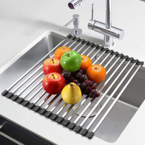 Foldable-Dish-Drying-Rack-Stainless-Drainer-above-Sink-Storage-Organizer-Tray-Kitchen-Accessories-organizador-de-cocina