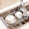 Kitchen-Stainless-Steel-Sink-Drain-Rack-304-Dish-Drying-Rack-Dish-Insert-Storage-Organizer-Fruit-Vegetable-3