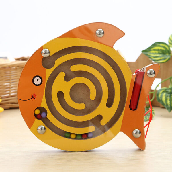 Montessori-Children-Magnetic-Maze-Toys-Kids-Wooden-Puzzle-Game-Toy-Early-Educational-Activity-Busy-Board-Accessoies-2