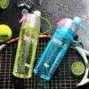 New-Arrival-Sport-Water-Bottle-400-600Ml-Outdoor-Solid-Plastic-Spray-Cool-Portable-Climbing-Outdoor-Bike-1