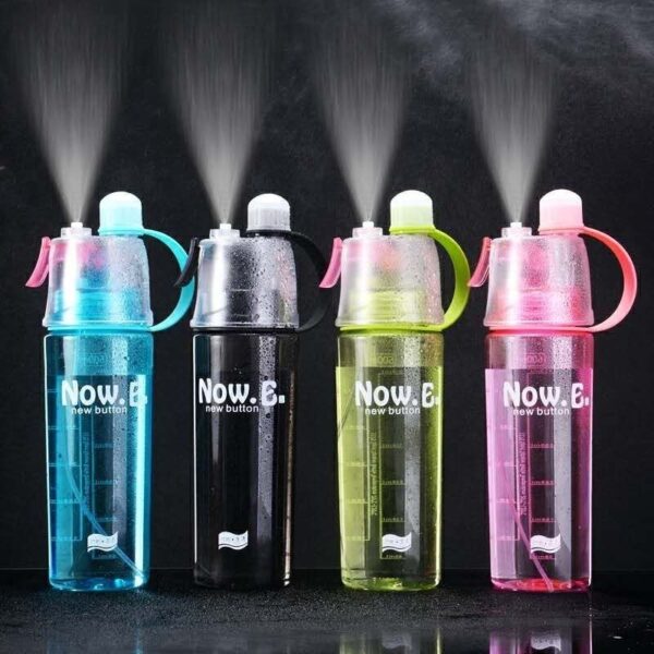 New-Arrival-Sport-Water-Bottle-400-600Ml-Outdoor-Solid-Plastic-Spray-Cool-Portable-Climbing-Outdoor-Bike-3