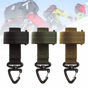 Outdoor-Keychain-Tactical-Gear-Clip-Keeper-Pouch-Belt-Keychain-Webbing-Gloves-Rope-Holder-Military-Hook-Nylon