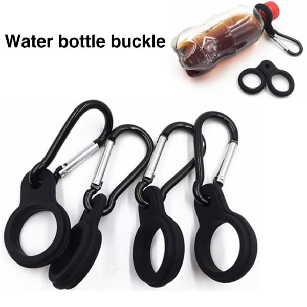 Silicone-Outdoor-Sports-Kettle-Buckle-Hook-Climbing-Water-Bottle-Holder-Carabiner-Camping-Hiking-Tools